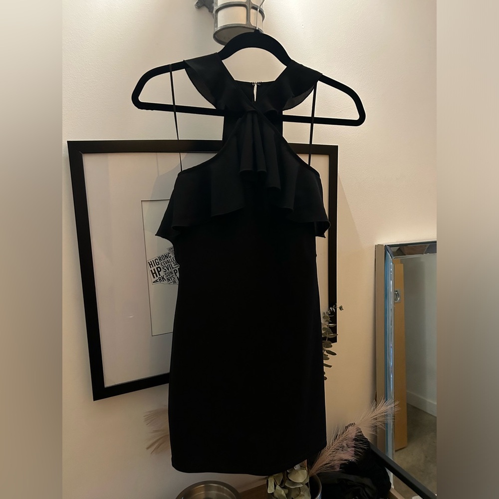 Black cocktail dress from ZARA size small